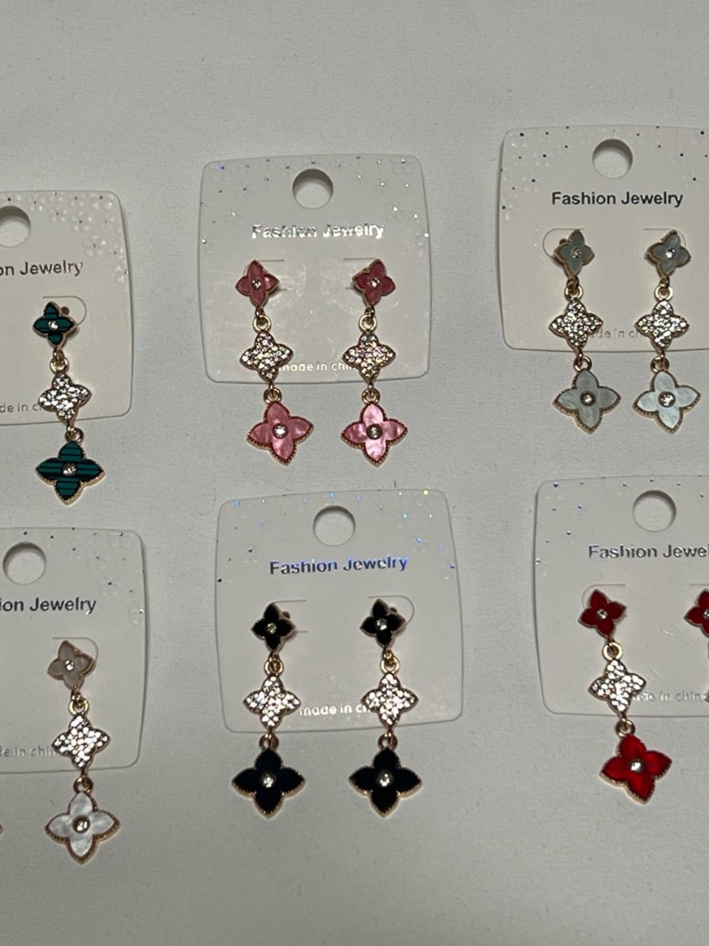 Fashion Jewelry clover style Drop Earrings
